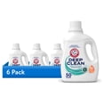 thumbnail image 1 of (6 pack) ARM & HAMMER Deep Clean Free & Clear Liquid Laundry Detergent, 75 Fl oz, 50 Loads, 1 of 15