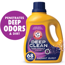 ARM & HAMMER Deep Clean Odor Formula, Liquid Laundry Detergent, 102 fl oz​, 68 Loads
