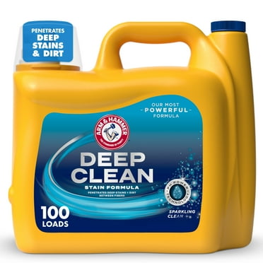 ARM & HAMMER™ Deep Clean Stain Formula Detergent, Sparkling Clean Scent, 150 Fl Oz, 100 Loads