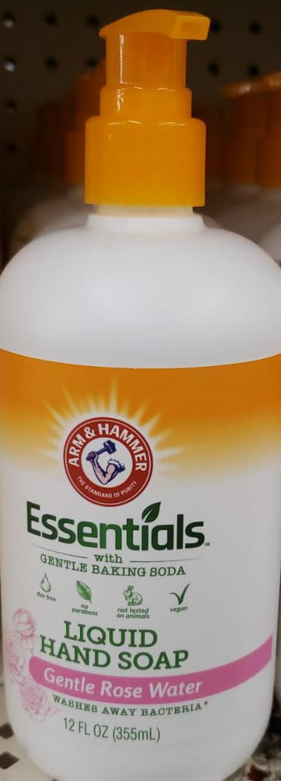 ARM & HAMMER ESSENTIALS With Gentle Baking Soda, Gental Rose Water, 12 oz