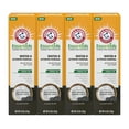thumbnail image 1 of ARM & HAMMER Essentials Fluoride-Free Toothpaste Whiten + Activated Charcoal-4 Pack of 4.3oz Tubes, Clean Mint- 100% Natural Baking Soda, 1 of 10