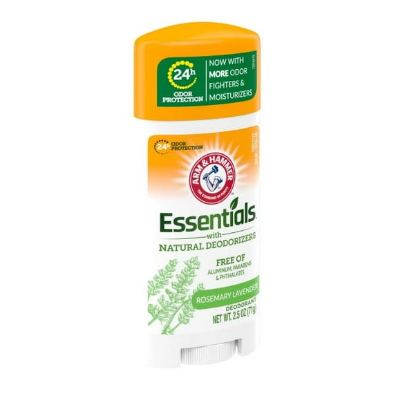 ARM & HAMMER Essentials Natural Deodorant Fresh, 2.50 Oz (Pack of 12)
