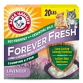 thumbnail image 1 of ARM & HAMMER Forever Fresh Clumping Cat Litter, Lavender Essential Oils, Multi-Cat, 20 lb, 1 of 13