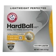 ARM & HAMMER Hardball Lightweight Cat Litter, Clumping, No-Mess Scooping, Multi-Cat, 7 lb