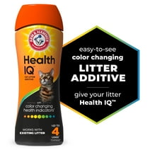 ARM & HAMMER Health IQ Cat Litter Additive, with Color Changing Health Indicators, 6.5 oz