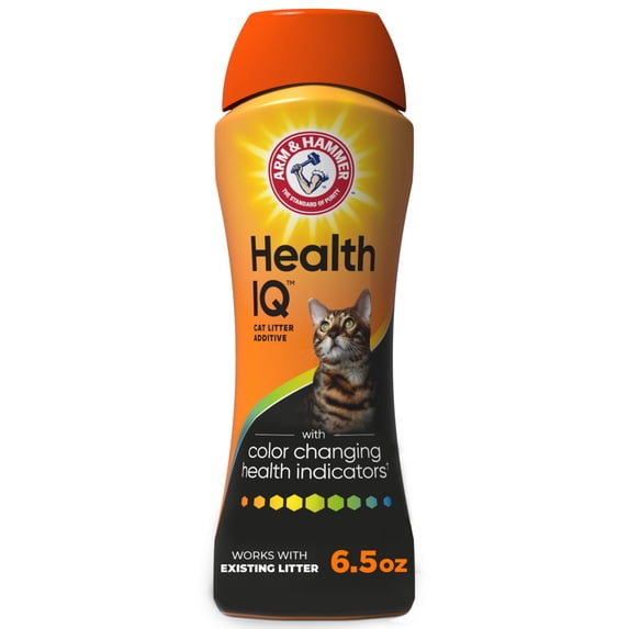 ARM & HAMMER Health IQ Cat Litter Additive, with Color Changing Health Indicators, 6.5 oz