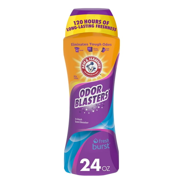 ARM & HAMMER Odor Blasters Fresh Burst In-Wash Laundry Scent Booster, 24 oz Bottle
