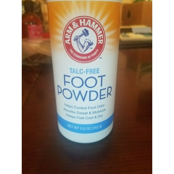 ARM & HAMMER Odor Control Foot Powder Talc-Free With Baking Soda 5 oz