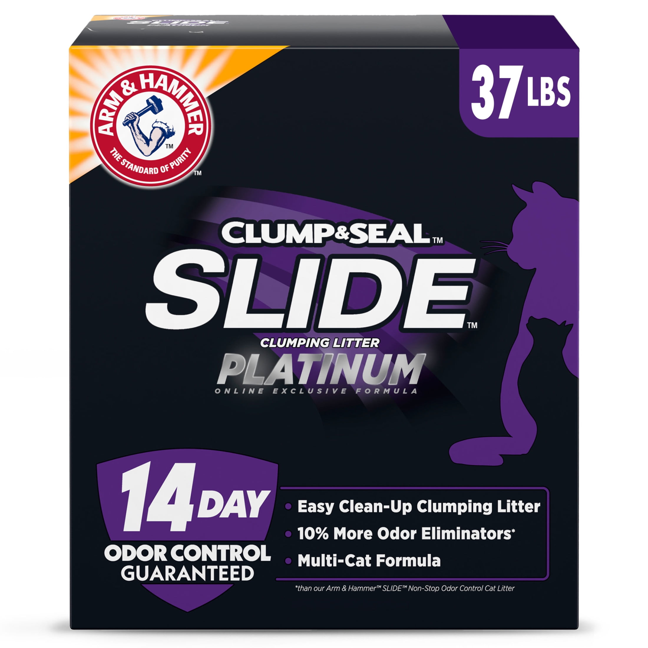 ARM HAMMER Platinum SLIDE Easy Clean with Baking Soda, Clumping