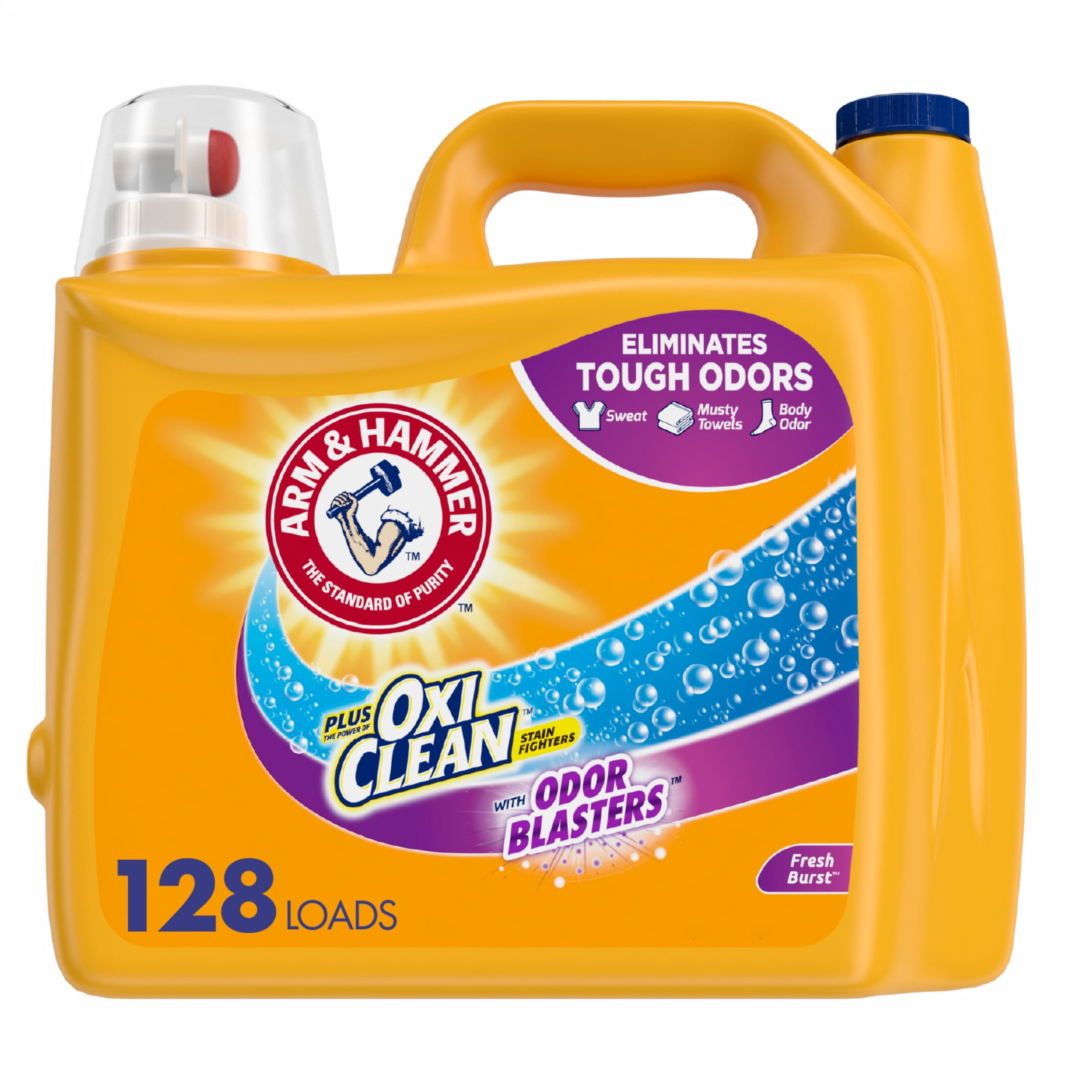 Arm & Hammer Odor Blasters タイド洗剤 Arm & Hammer Plus OxiClean, Fresh Burst, 224 Fl oz, Laundry
