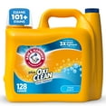 thumbnail image 1 of ARM & HAMMER Plus OxiClean Stain Fighters Liquid Laundry Detergent, Fresh Scent, 128 Loads, 1 of 15