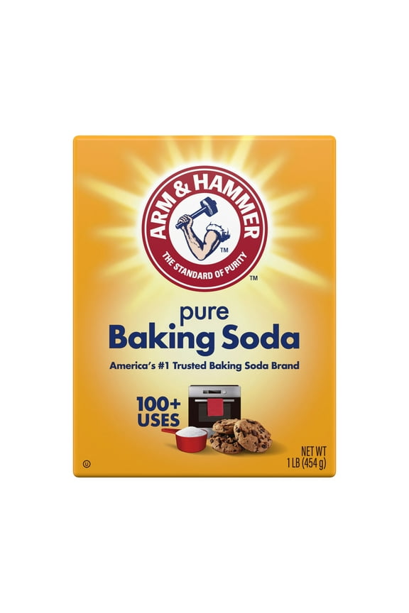 Pure Baking Soda, For Baking, Cleaning & Deodorizing, 1 lb Box