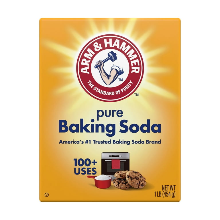 Arm & Hammer Pure Baking Soda - 16 oz (1 lb) - 24 / Carton - Environmentally Friendly, Deodorize - White Arm & Hammer Pure Baking Soda - 16 oz (1 lb) - 24 / Carton - Environmentally Friendly, Deodorize - White