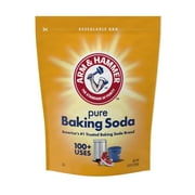 ARM & HAMMER Baking Soda, Multi-Purpose 100% Pure Sodium Bicarbonate Powder, 5 lb Resealable Bag