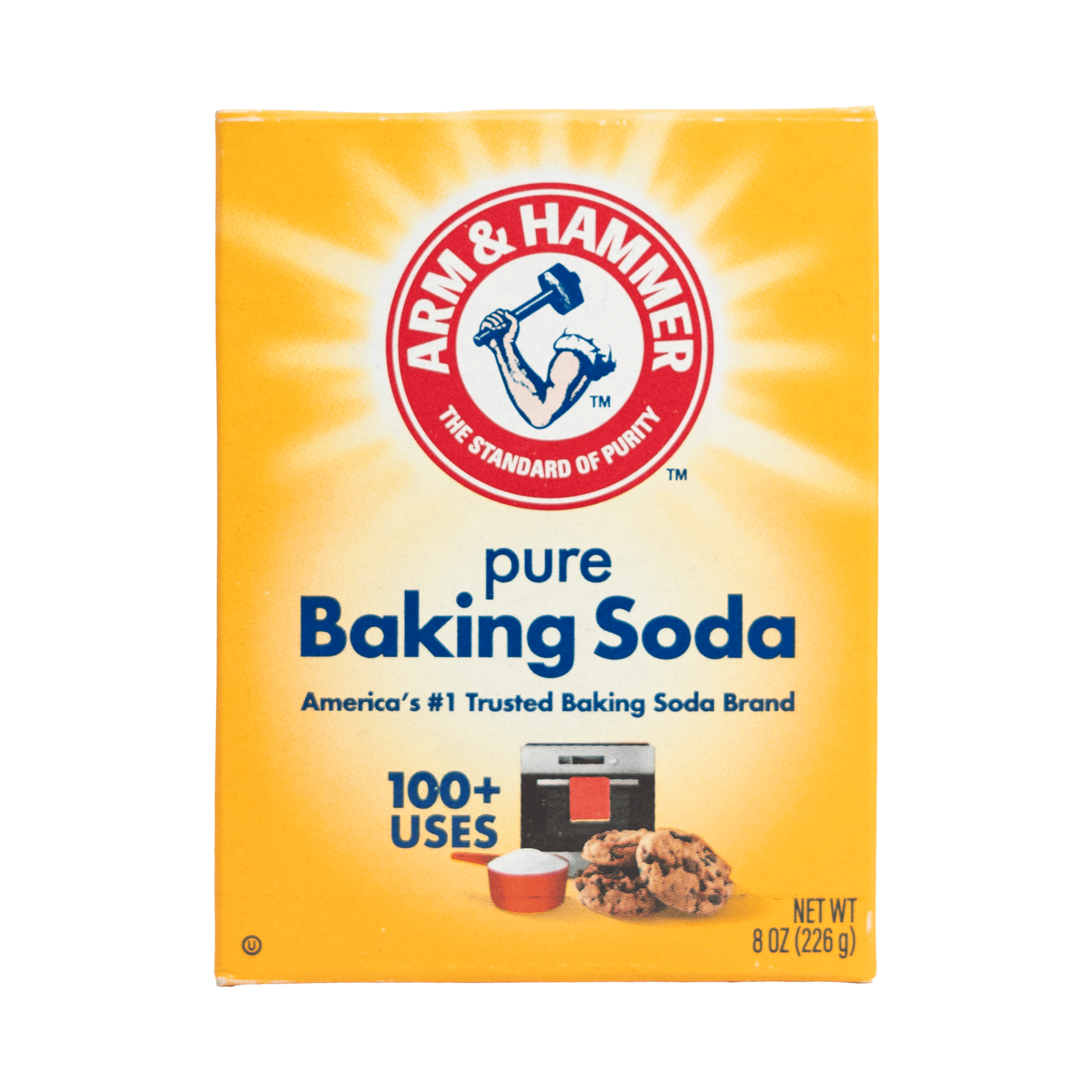 ARM & HAMMER Pure Baking Soda, For Baking, Cleaning & Deodorizing, 8 oz Box