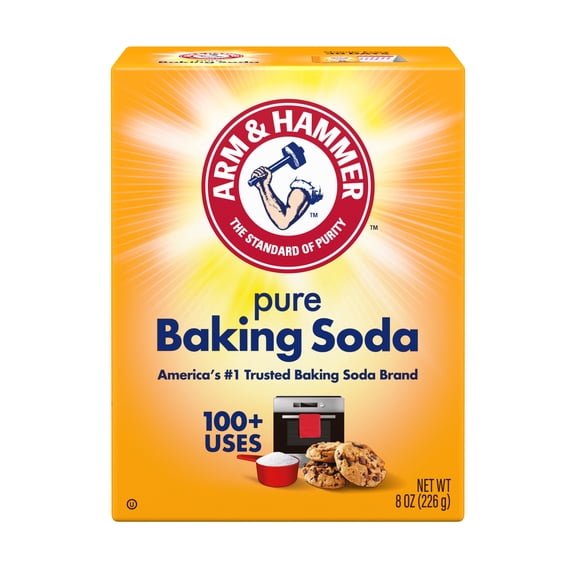 ARM & HAMMER Baking Soda for Cooking, Cleaning, Laundry, Deodorizing, & More, 8 oz Box