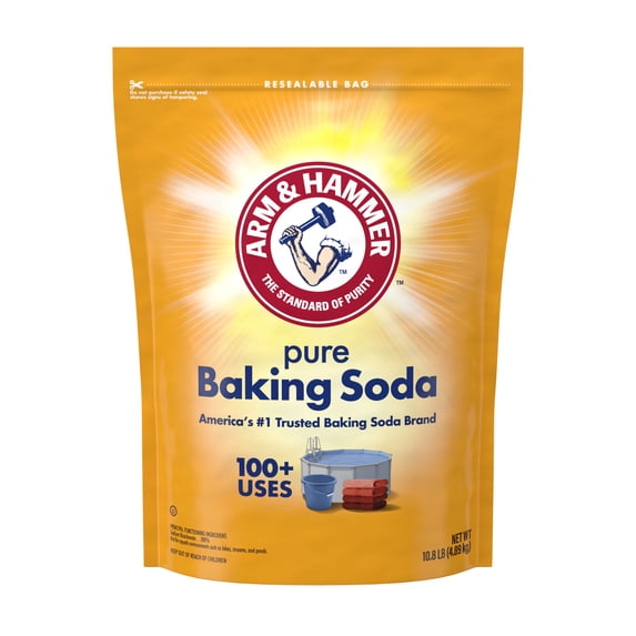 ARM & HAMMER Pure Multi-Purpose Baking Soda for Pool, Cleaning, and Deodorizing, 10.8 lb Bag