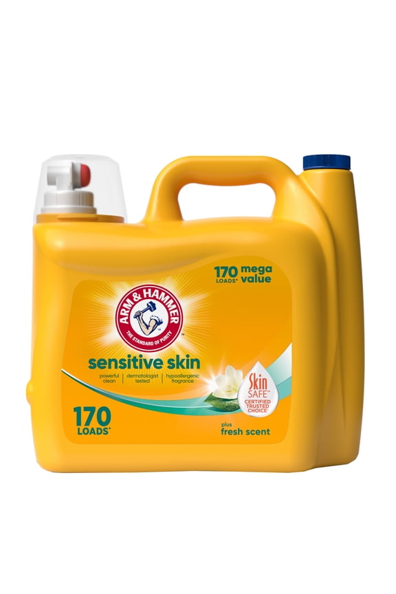 Sensitive Skin Plus Fresh Scent, 170 Loads Liquid Laundry Detergent, 170 fl oz
