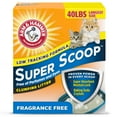 thumbnail image 1 of ARM & HAMMER Super Scoop Fragrance Free Clumping Clay Cat Litter, 40 lb, 1 of 13