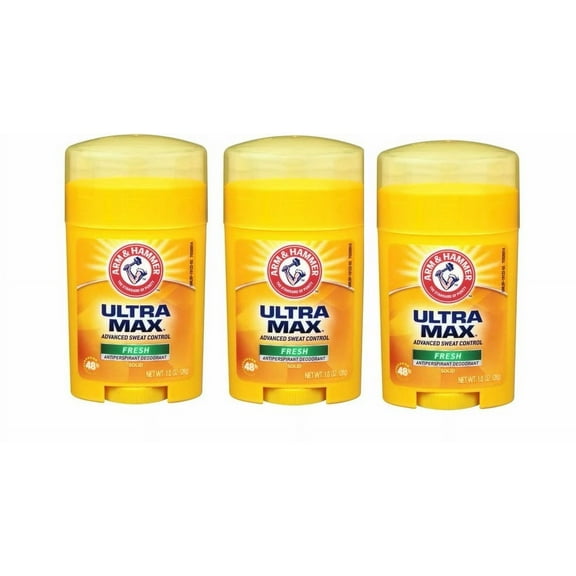 ARM & HAMMER ULTRA MAX Deodorant- Active Sport- Solid Stick, 1.0 Oz, 3 Pack