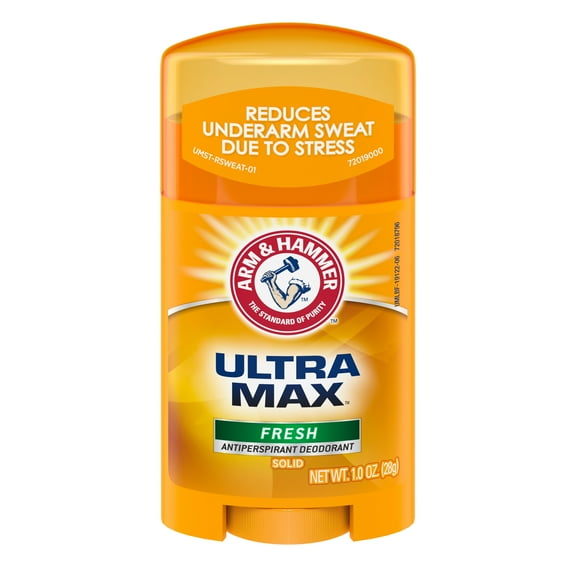ARM & HAMMER ULTRA MAX Solid Antiperspirant Deodorant , Fresh Scent 1.0 oz.