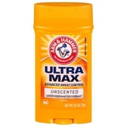 ARM & HAMMER ULTRAMAX Anti-Perspirant Deodorant Invisible Solid Unscented 2.60 oz