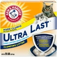thumbnail image 1 of ARM & HAMMER Ultra Last Clumping Litter, 20 lb, 1 of 10