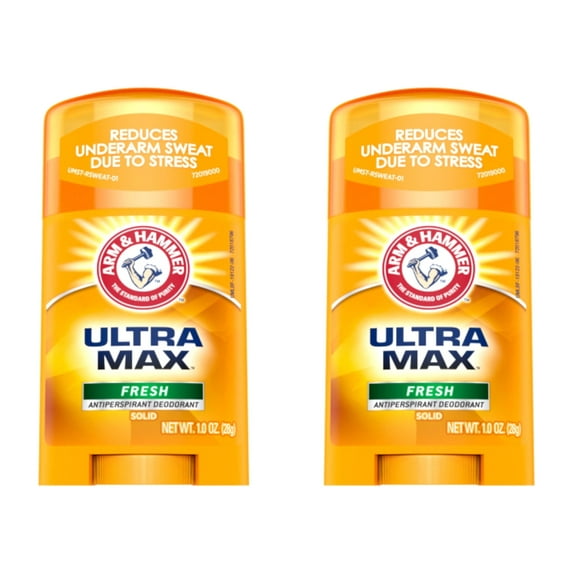 ARM & HAMMER Ultra Max Deodorant & Antiperspirant 1 oz (Pack of 2)
