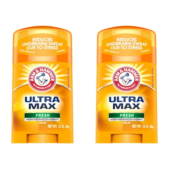 ARM & HAMMER Ultra Max Deodorant & Antiperspirant 1 oz (Pack of 2)