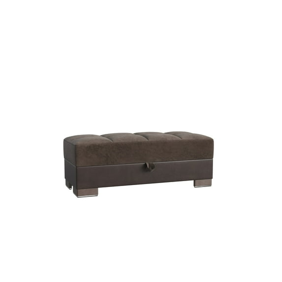 ARMADA AIR LOUNGE SECTIONAL OTTOMAN 107 BROWN/BROWN