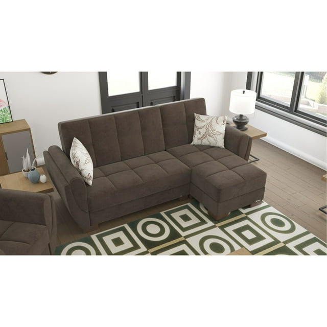 ARMADA AIR LOUNGE SECTIONAL SECTIONAL (L+C) 108 BROWN/BROWN