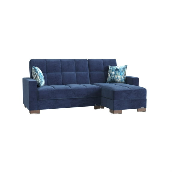 ARMADA LOUNGE SECTIONAL SECTIONAL (L+C) 4 MICROFIBER BLUE