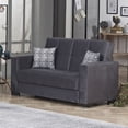 thumbnail image 1 of ARMADA LOVESEAT 1 MICROFIBER GRAY, 1 of 1