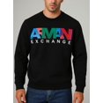 thumbnail image 1 of ARMAN EXCHANGE Logo Crewneck Sweatshirt. Black., 1 of 7