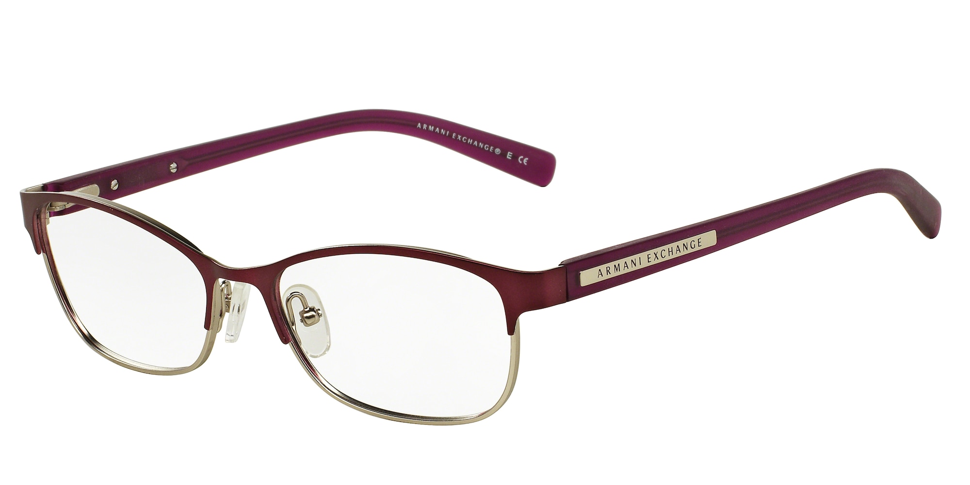 Eyeglasses Armani Exchange AX 1010 6050 Matte Red & Shiny  display picture 2