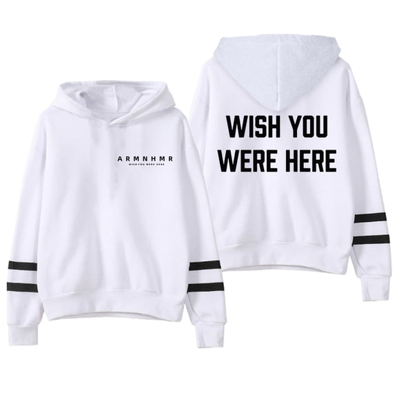 ARMNHMR Wish You Were Here Pullovers Hoodies Unisex Hooded Pocketless Sweatshirts