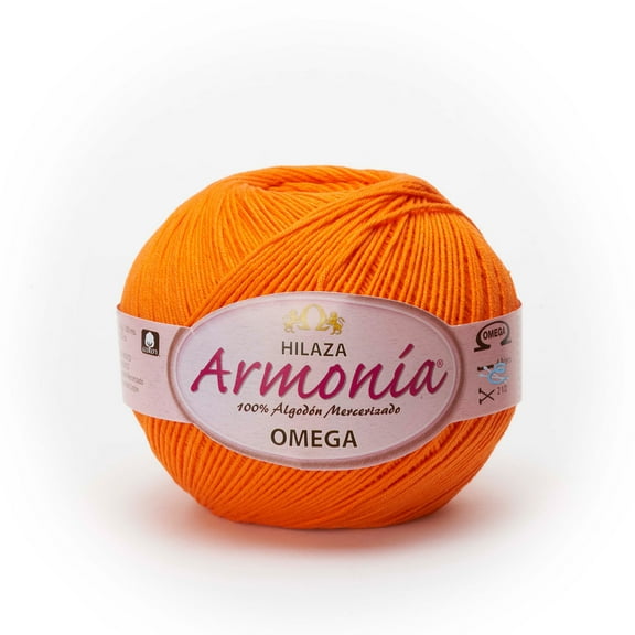 ARMONIA [100grs] by Omega - Fine 100% Mercerized Cotton Thread: 05 - Orange 07