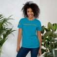 thumbnail image 1 of ARMOR OF GOD (gold) Unisex t-shirt (Aqua, XL), 1 of 4
