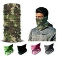 thumbnail image 1 of ARMORAY 12-in-1 Neck Gaiter and Face Mask, Head Wrap, Headband, Balaclava, Scarf for Men & Women, Black, One Size, 1 of 6