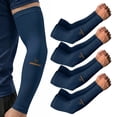 thumbnail image 1 of ARMORAY Arm Sleeves for Men Women Basketball Golf Running Football Cycling NAVY BLUE (4 Pairs), 1 of 9