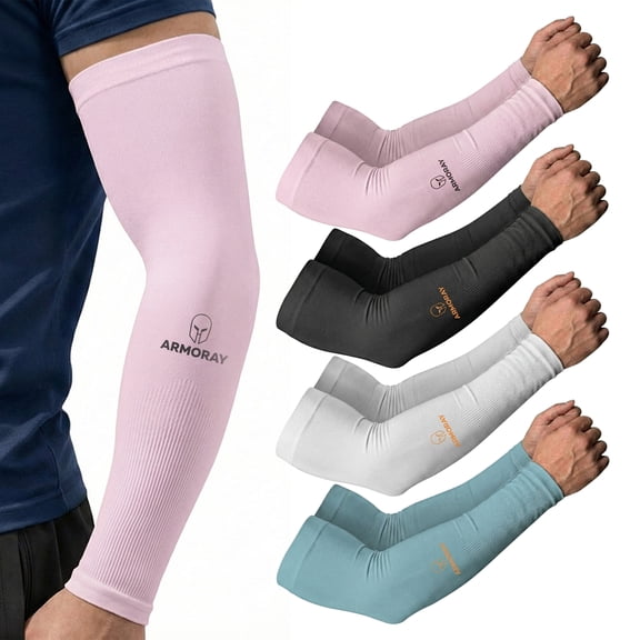 ARMORAY Arm Sleeves for Men or Women Basketball Golf Running Football Cycling