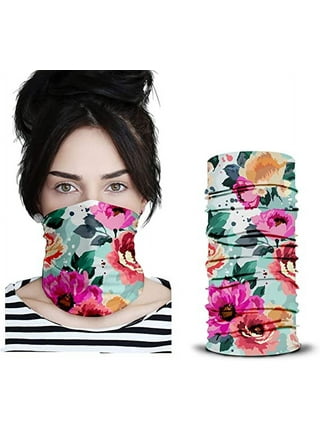 Buy 4 Pack Women Sun Chiffon Neck Gaiter Sun-Proof Face Colorful Face Cover Fishing  UV Protection for Outdoors Online at desertcartSeychelles