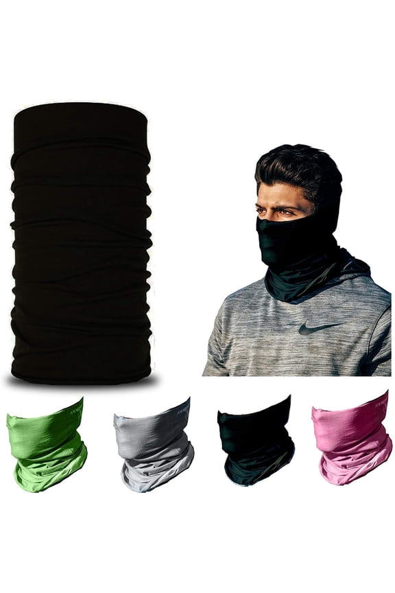 Face Mask,Head Wrap, Neck Gaiter, Headband, Fishing Mask, Magic Scarf, Tube Mask, Face Bandana Mask, Neck Balaclava and Sport Scarf 12 in 1 Headband Sweatband for Fishing, Hiking, Running
