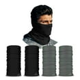 thumbnail image 1 of ARMORAY Neck Gaiter Face Cover Reusable & Washable UV Protection Bandana Men Women Outdoor Sun Dust Shield Black Grey 4-Pack, 1 of 8