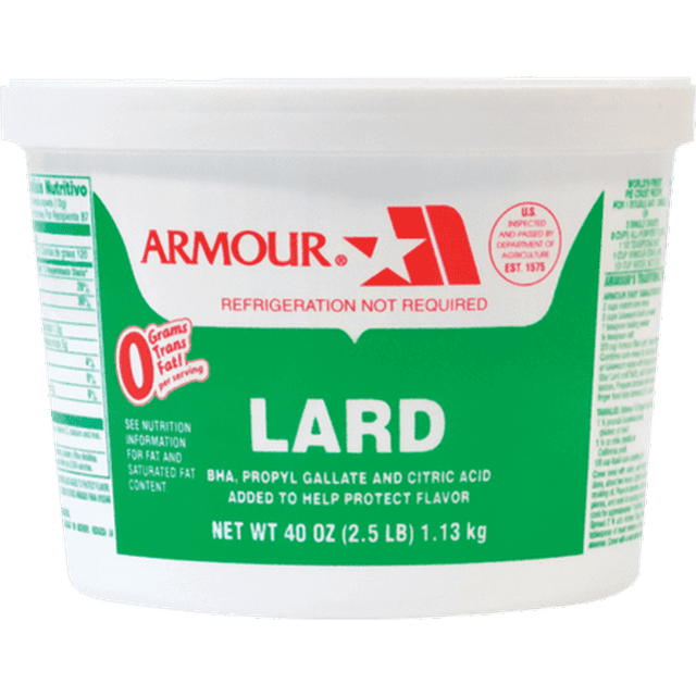 ARMOUR Lard in Pail, 2.5 lb