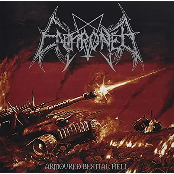 Enthroned - Armoured Bestial Hell (Clear LP Vinyl With Red/Orange/White Splatter LP Vinyl)