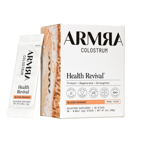 ARMRA Colostrum Blood Orange Travel Sticks, 30 Count