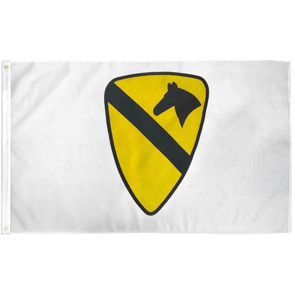 ARMY 1st Calvary Flag 3x5ft Military House Flag 100D FABRIC
