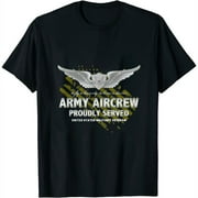 ARMY AIRCREW PROUDLY SERVED Womens T-Shirt Black S