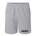 thumbnail image 1 of ARMY Athletic Black Print Super-comfort sweatshorts, 1 of 2
